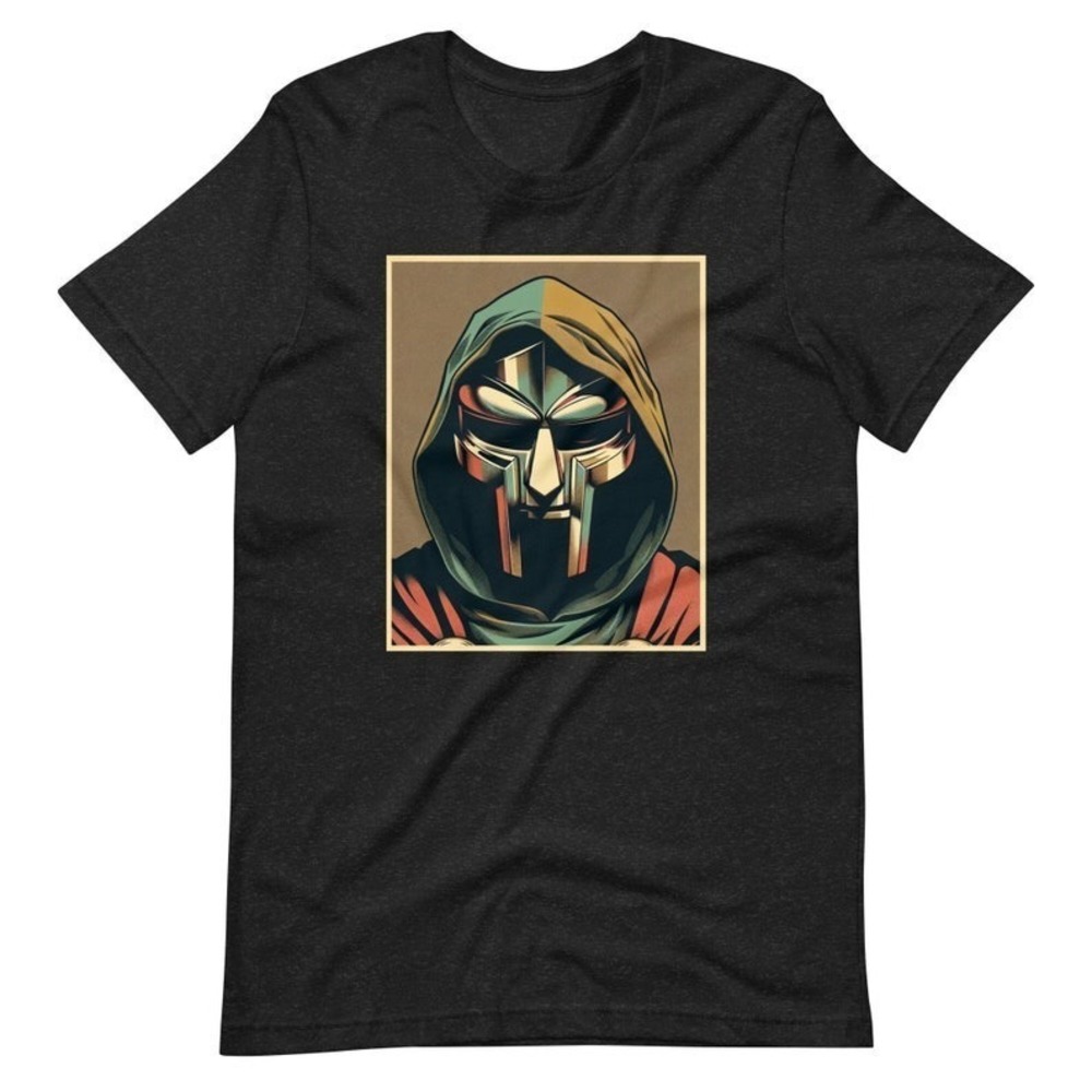MF DOOM Metal Mask Tribute Rap Music T-Shirt
